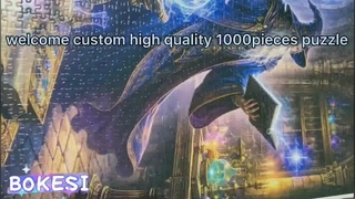 niestandardowe, wysokiej jakości puzzle składające się z 1000 elementów