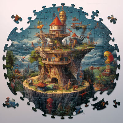 Dobra cena. Kartonowa Puzzle Edukacyjne Puzzle dla umiejętności rozwiązywania problemów w Internecie