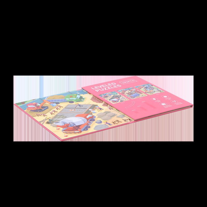 Zabawne Puzzle Grając w karty z kolorowym Puzzle Back Design