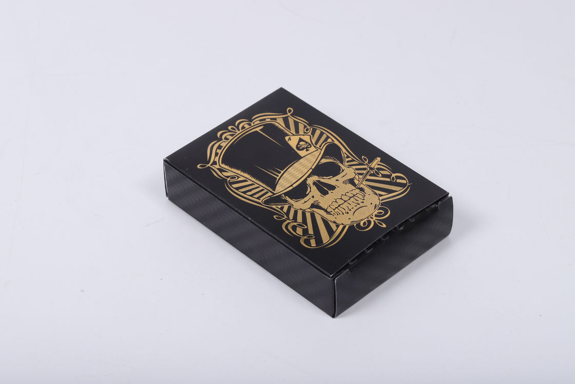 Kolor Pantone Niestandardowo Drukowane Kartki do gry Zamów online Mat Black