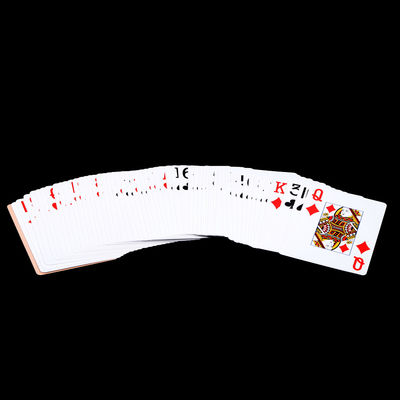 Dobra cena. Wodoszczelne plastikowe karty pokerowe PVC do promocji ODM w Internecie