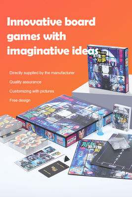 PMS Kolorowe gry planszowe Interaktywny gracz Ludo dla wszystkich wieków