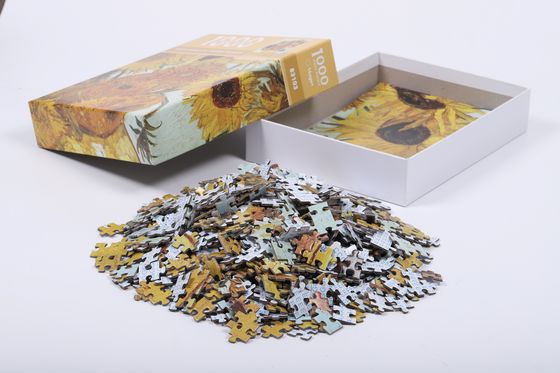 Średnia trudność Niestandardowo wydrukowana prostokątna łamigłówka spersonalizowana z obrazem i tekstem