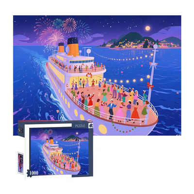 Dobra cena. Puzzle z nadrukiem na zamówienie 1000 elementów Edukacyjny papier w Internecie