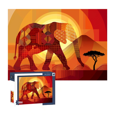 Dobra cena. 1000-elementowe, spersonalizowane puzzle edukacyjne w Internecie