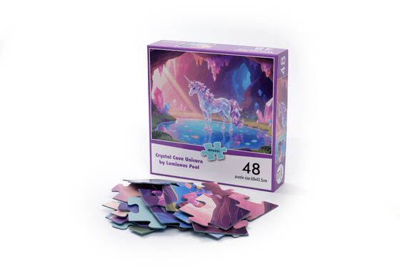 Dobra cena. Kolorowa i kapryśna Puzzle Jigsaw z kreskówek - 48 sztuk Joy for Kids & Adults (Customizable Design) w Internecie